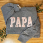 Custom Text Sweatshirt with Baby Clothes - Personalized Applique Keepsake Crewneck