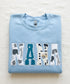 PAPA Sweatshirt with Baby Clothes - Personalized Applique Keepsake Crewneck (Copy)