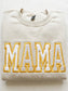 Mama Sweatshirt with Baby Clothes - Personalized Applique Keepsake Crewneck