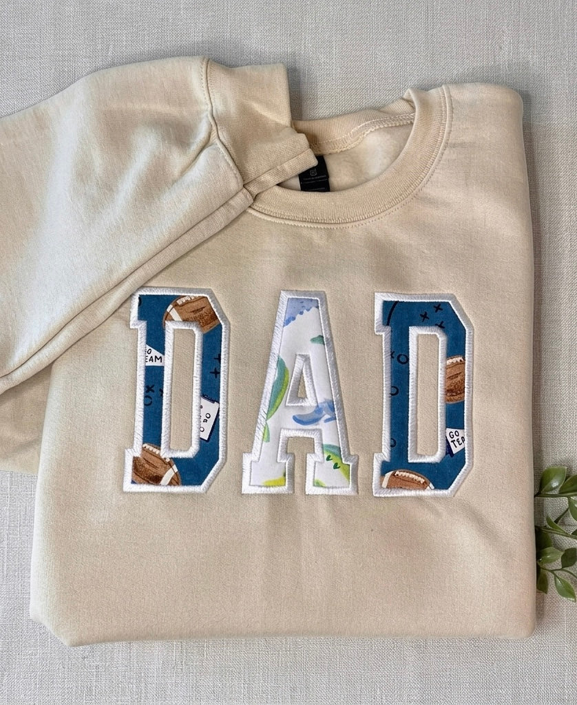 Little Sips Custom Embroidered Father's Day Keepsake Sweatshirts