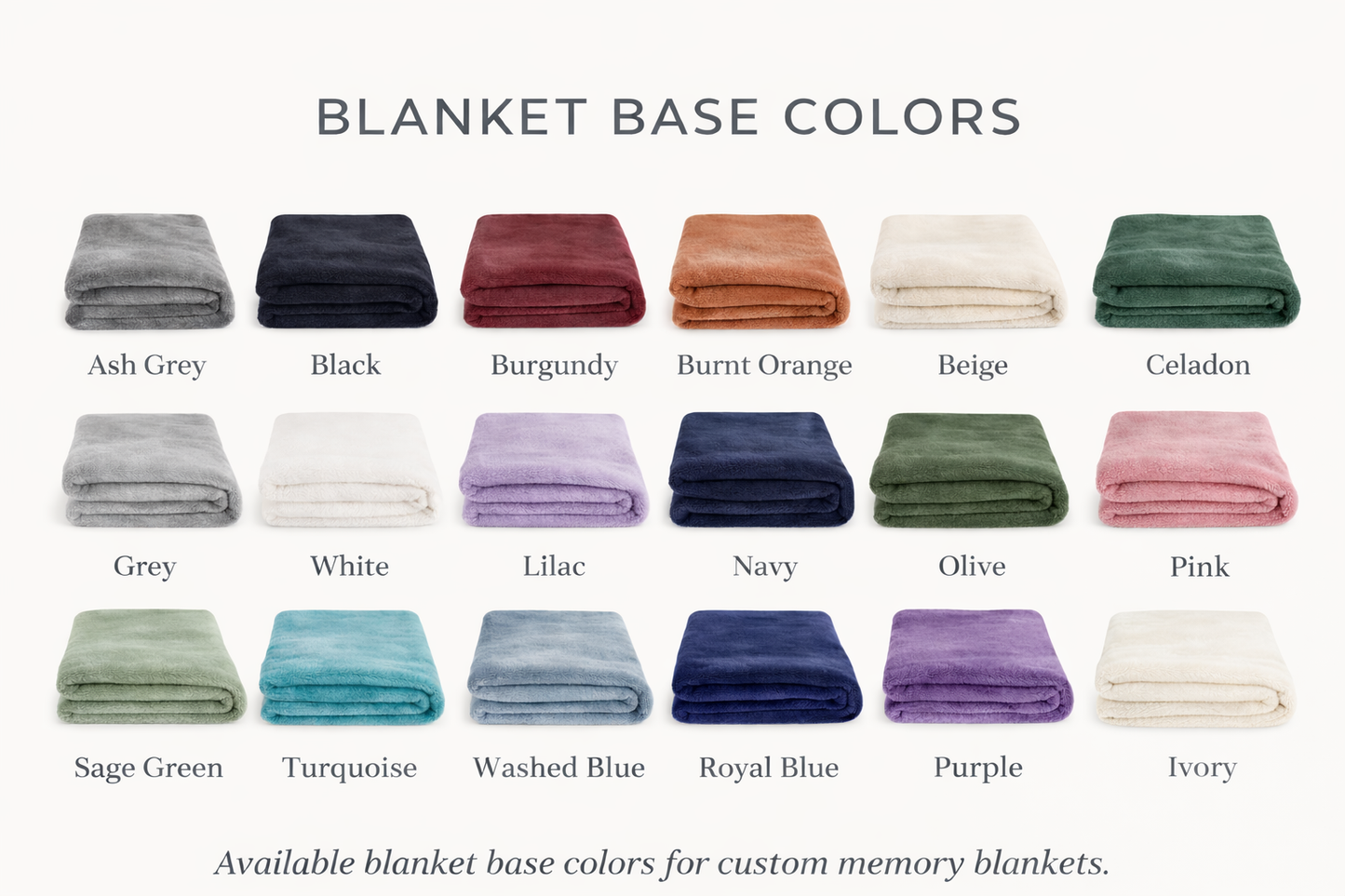 Memory Blanket with Clothing Applique