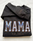 Mama Sweatshirt with Baby Clothes - Personalized Applique Keepsake Crewneck