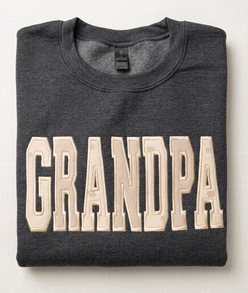 Little Sips Custom Embroidered Father's Day Keepsake Sweatshirts