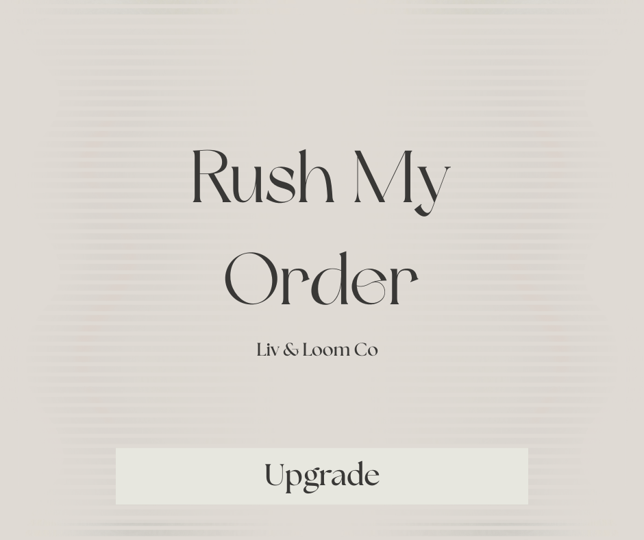 RUSH MY ORDER Upgrade